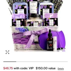 LOVERY lavender bath gift set ($150 VALUE!)